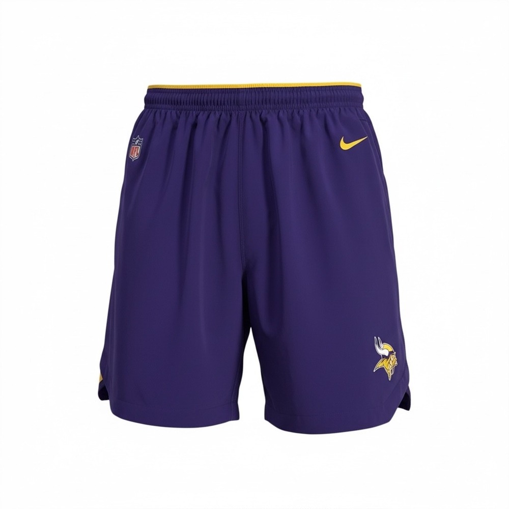 Nike Minnesota‎ Vikings NFL Dri-FIT Onfield Athletic Shorts Mens XL Purple